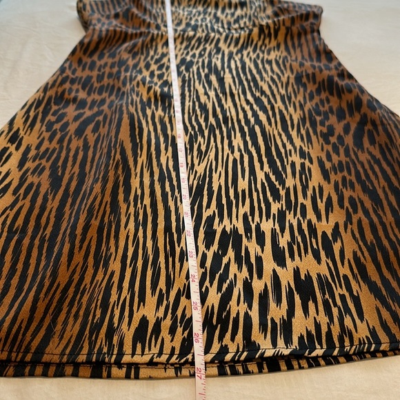 NWOT Le Lis Cheetah Print Mini Slip Dress with Side Zip Size S - Picture 7 of 9
